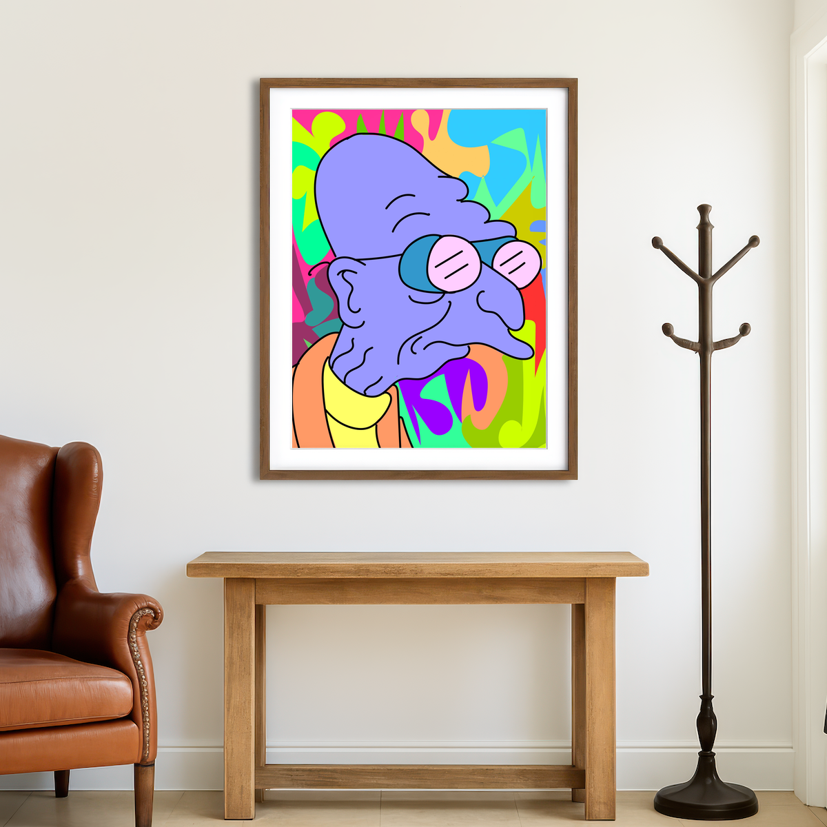 AUTO-MOCKUP ROOM | Professor Wall Art