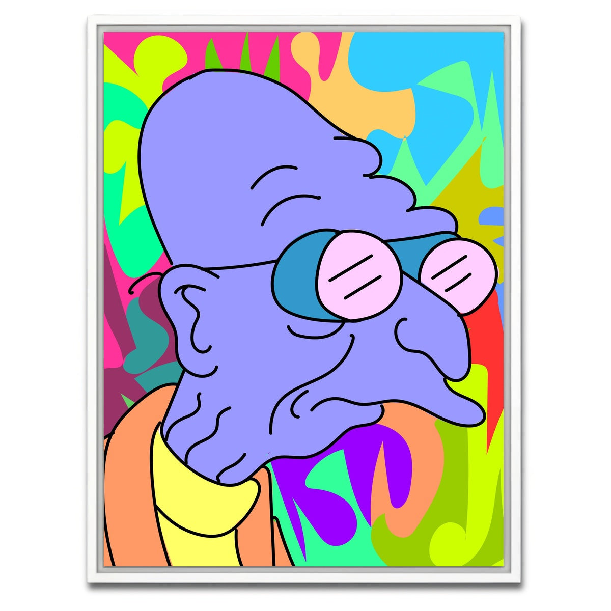 AUTO-MOCKUP WHITE | Professor | 1 Piece | White Framed Canvas | group=3x4