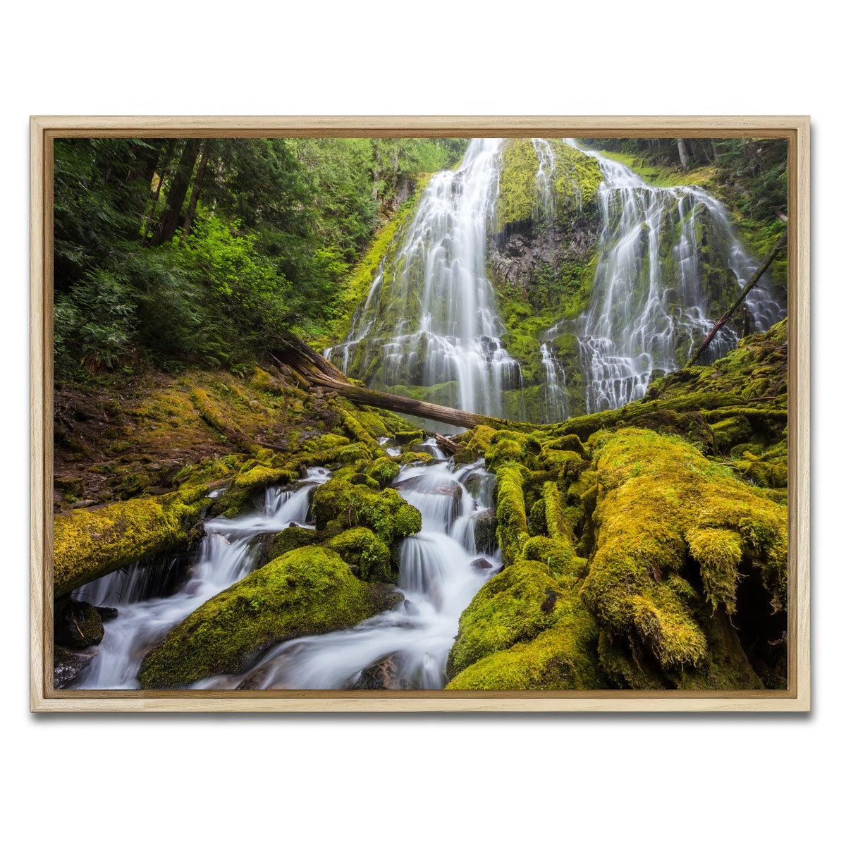AUTO-MOCKUP WHITE | Proxy falls | 1 Piece | Natural Framed Canvas | group=4x3