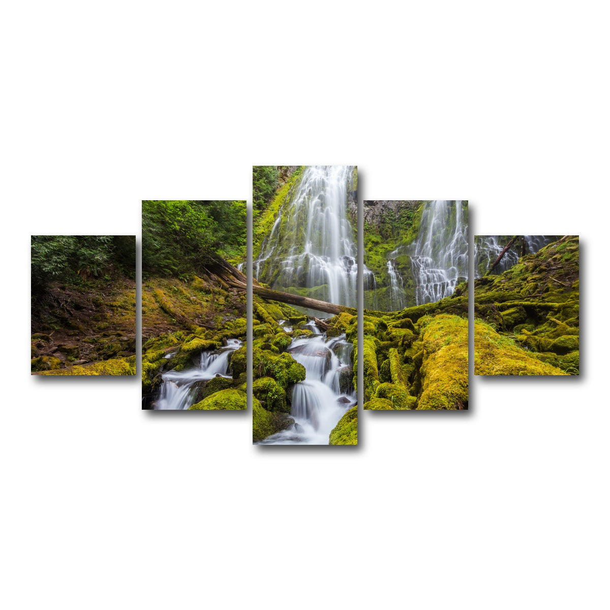 AUTO-MOCKUP WHITE | Proxy falls | 5 Piece | Gallery Wrap Canvas | group=5_short