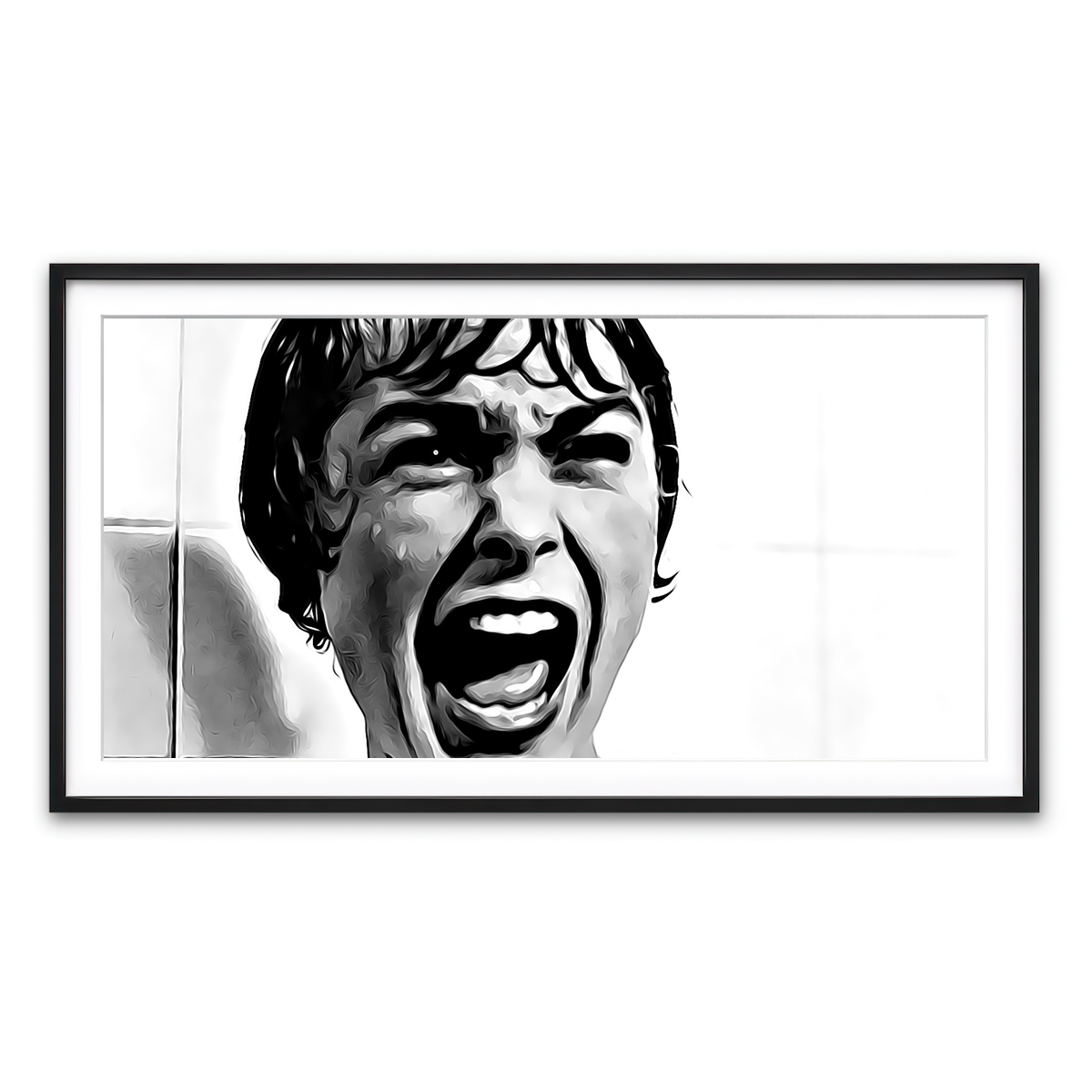 Framed Print 2x1 Black