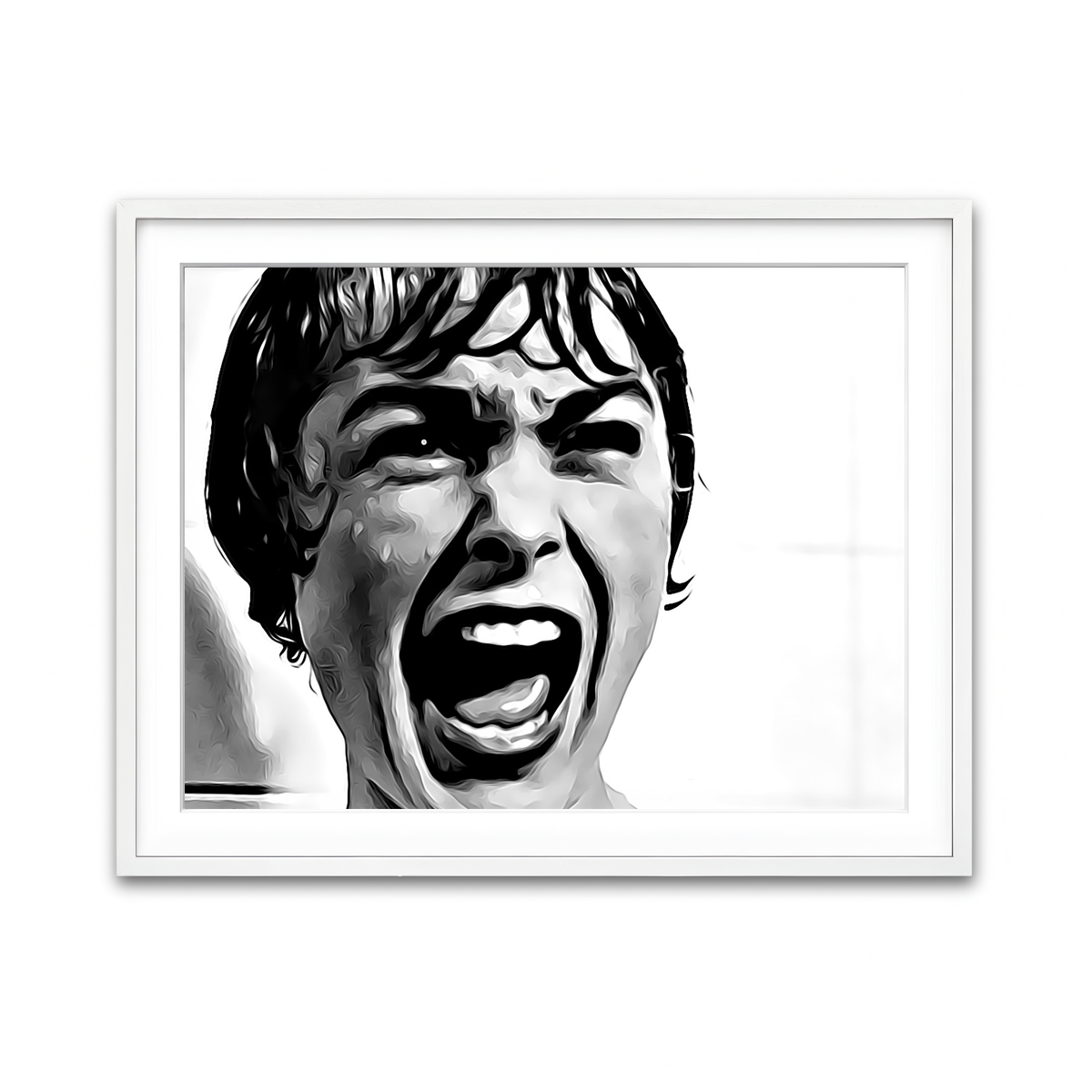 Framed Print 4x3 White