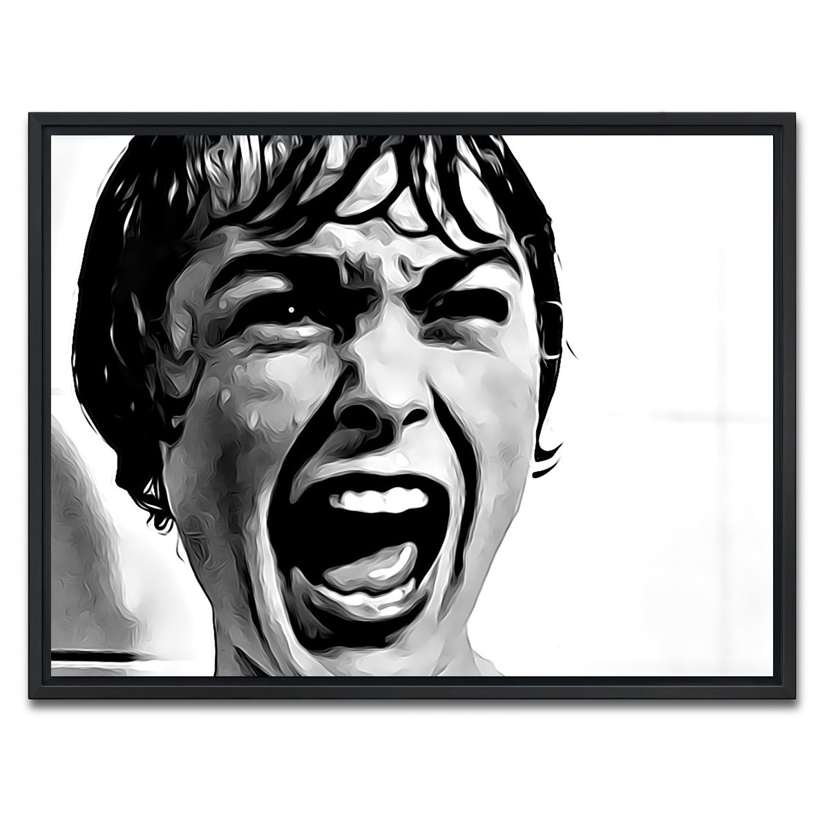 AUTO-MOCKUP WHITE | Psycho | 1 Piece | Black Framed Canvas | group=4x3