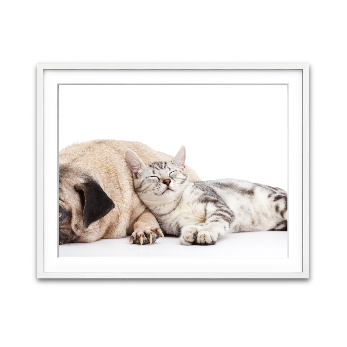 Framed Print 4x3 White