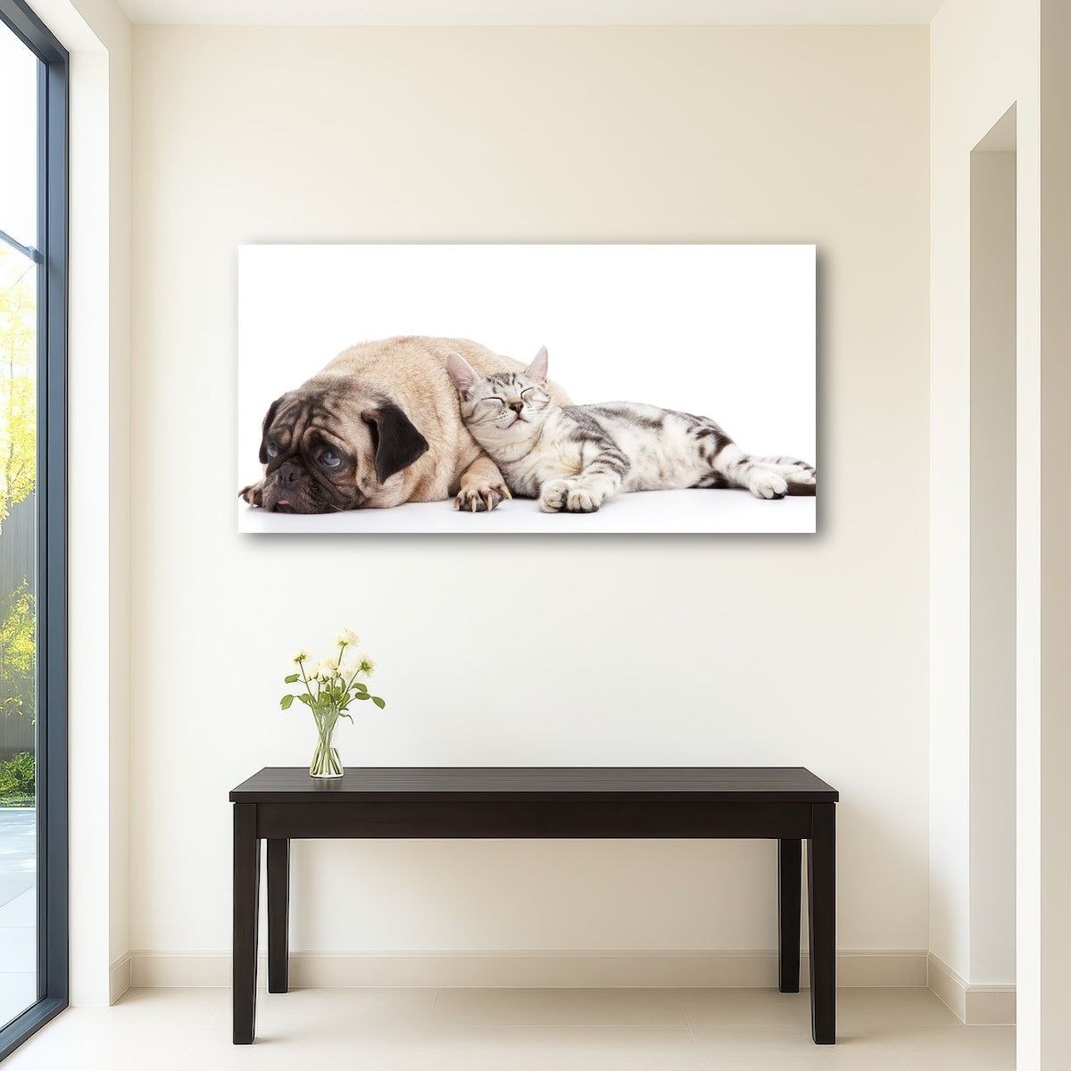 AUTO-MOCKUP ROOM | Pug and Cat