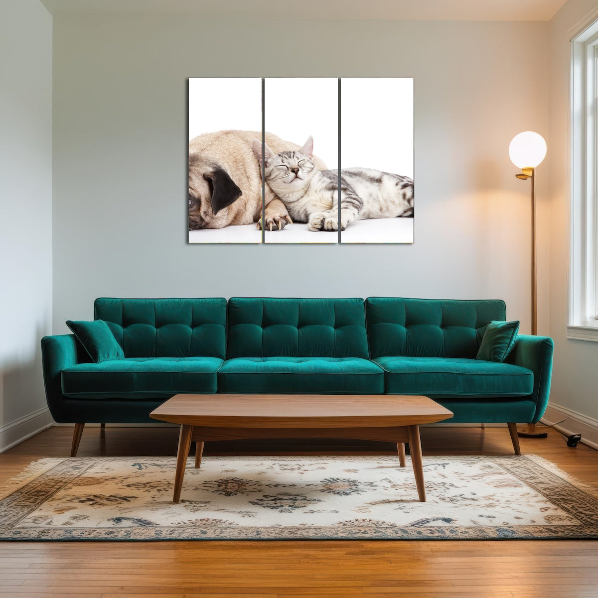 AUTO-MOCKUP ROOM | Pug and Cat
