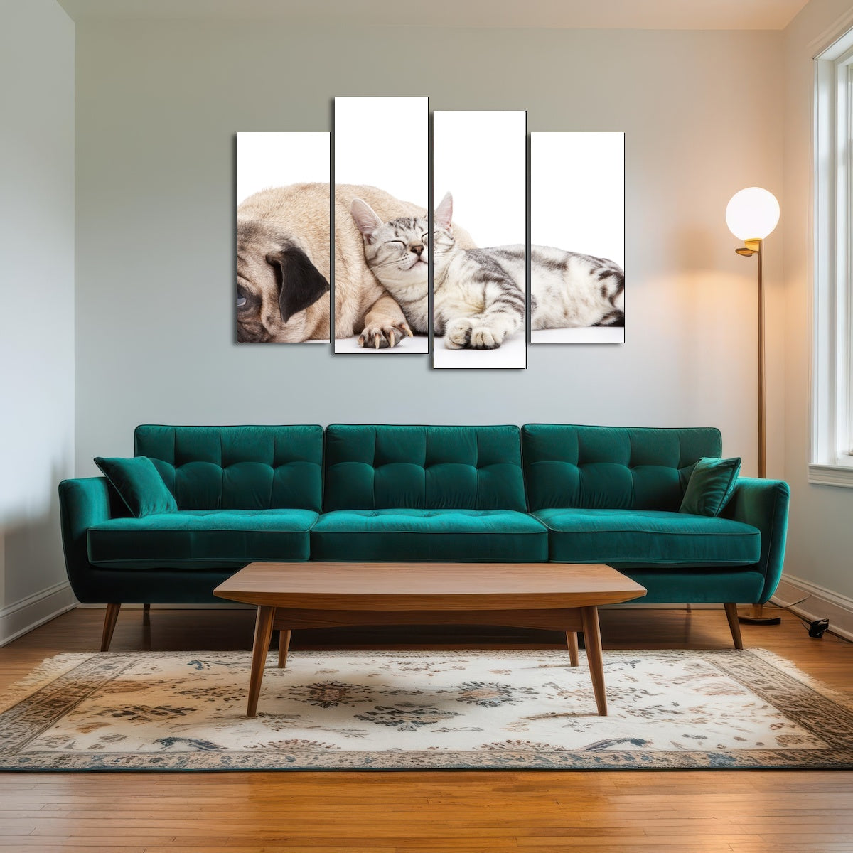 AUTO-MOCKUP ROOM | Pug and Cat