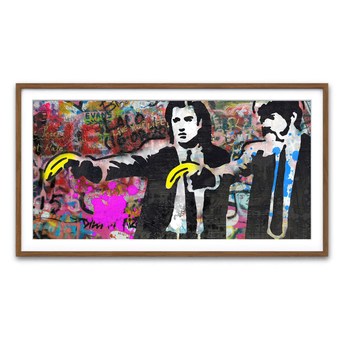 Framed Print 2x1 Walnut