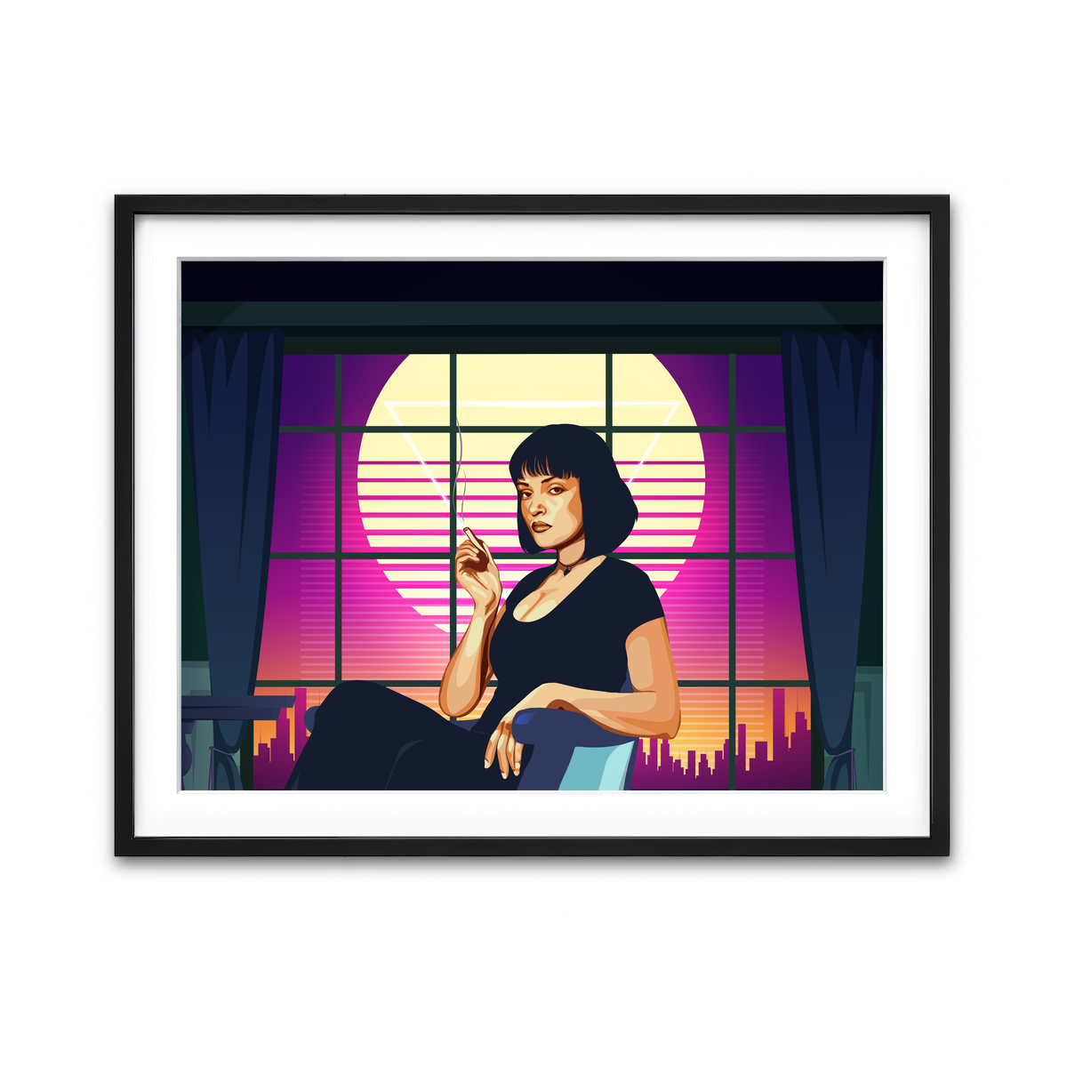 Framed Print 4x3 Black