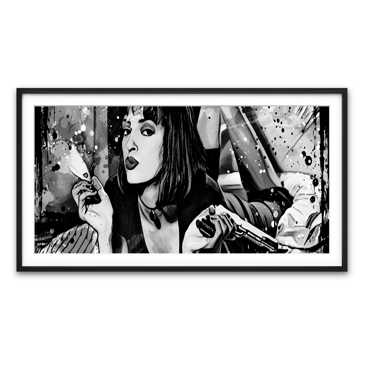 Framed Print 2x1 Black