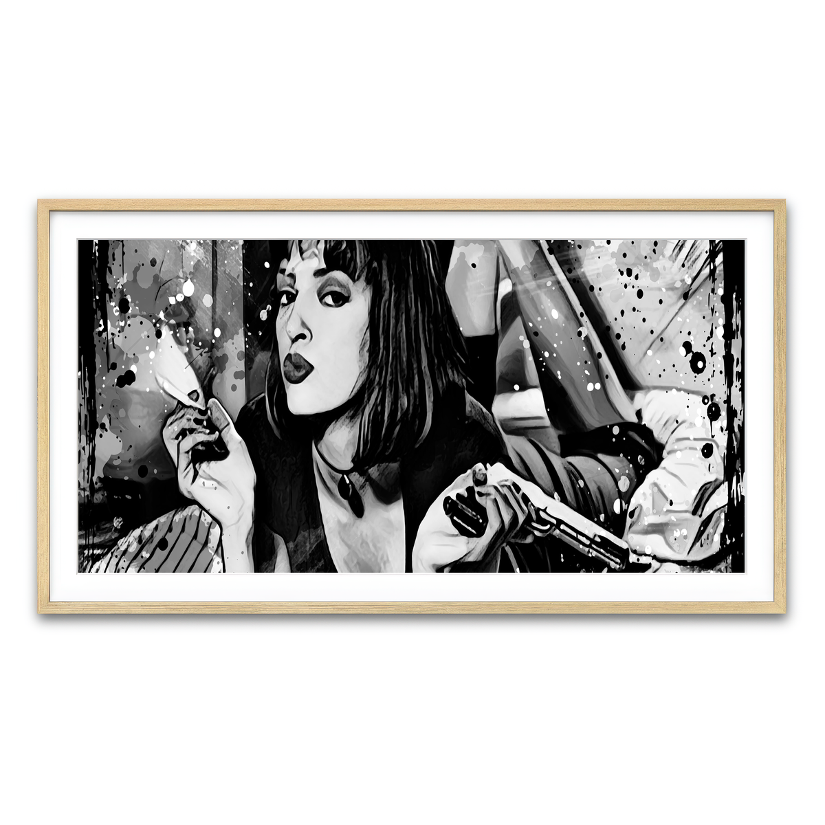 Framed Print 2x1 Natural