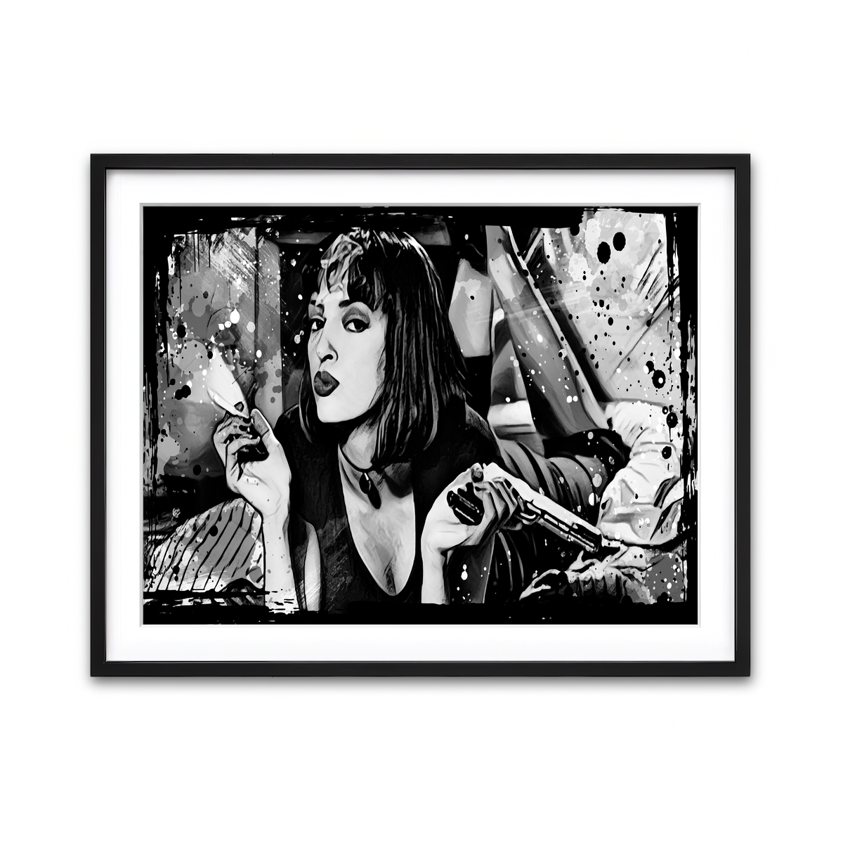 Framed Print 4x3 Black