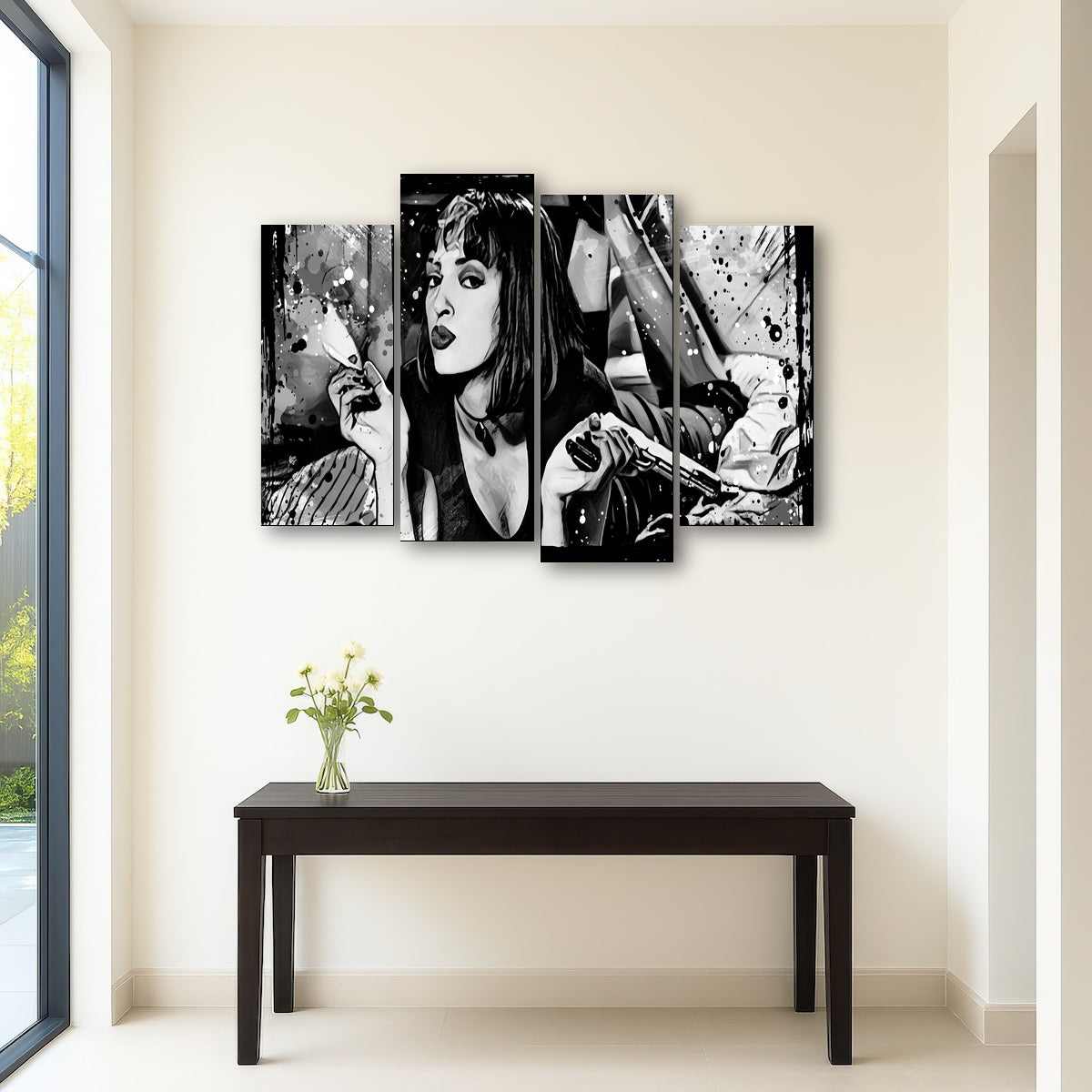 AUTO-MOCKUP ROOM | Pulp Fiction grayscale