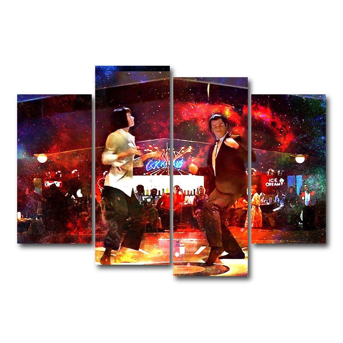 AUTO-MOCKUP WHITE | Pulp Twist | 4 Piece | Gallery Wrap Canvas | group=4_short