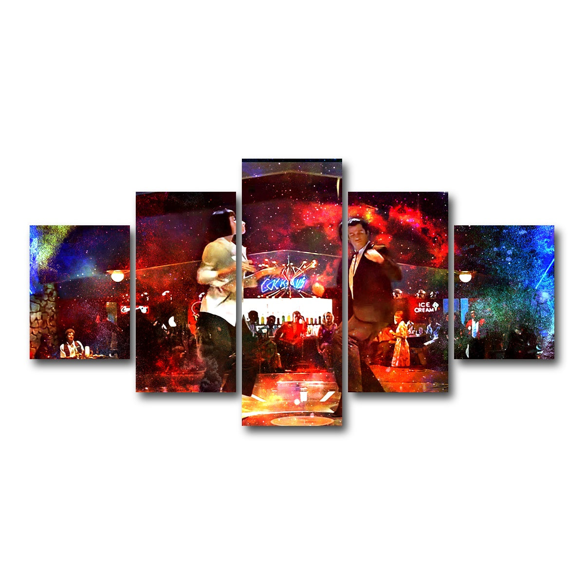 AUTO-MOCKUP WHITE | Pulp Twist | 5 Piece | Gallery Wrap Canvas | group=5_short