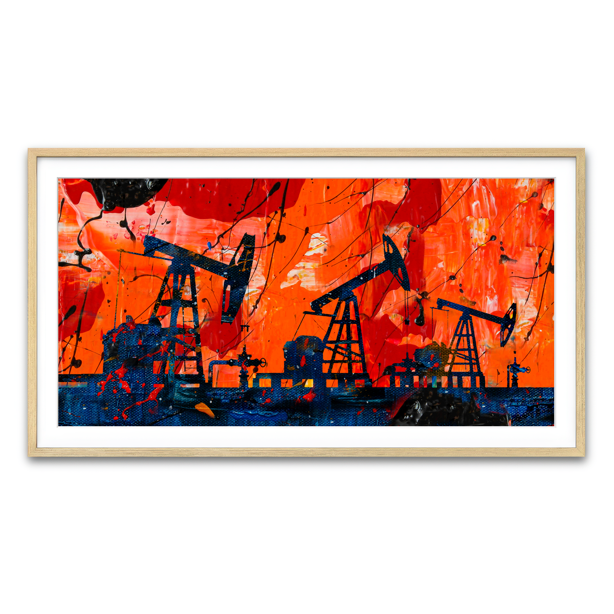 Framed Print 2x1 Natural