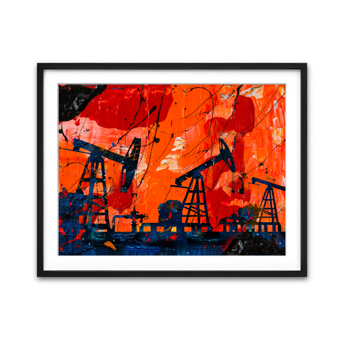 Framed Print 4x3 Black