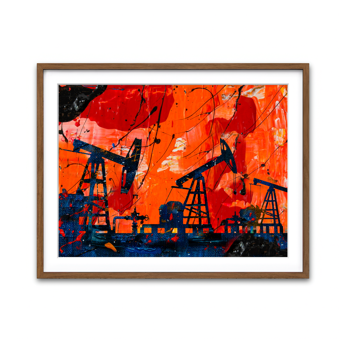 Framed Print 4x3 Walnut