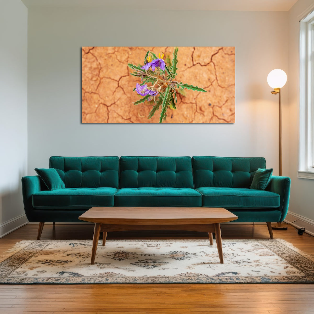 AUTO-MOCKUP ROOM | Purple Desert Wild Flowers