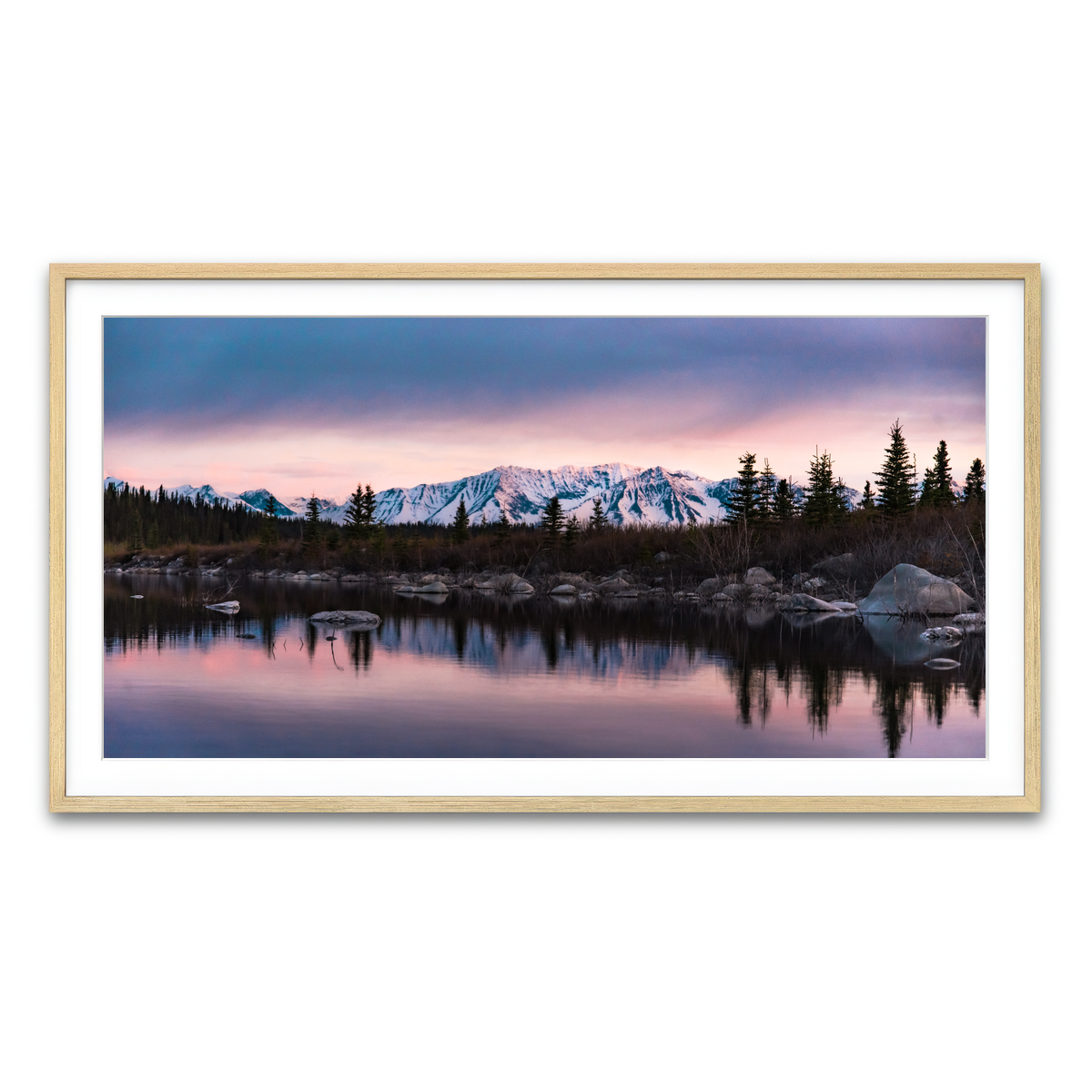 Framed Print 2x1 Natural
