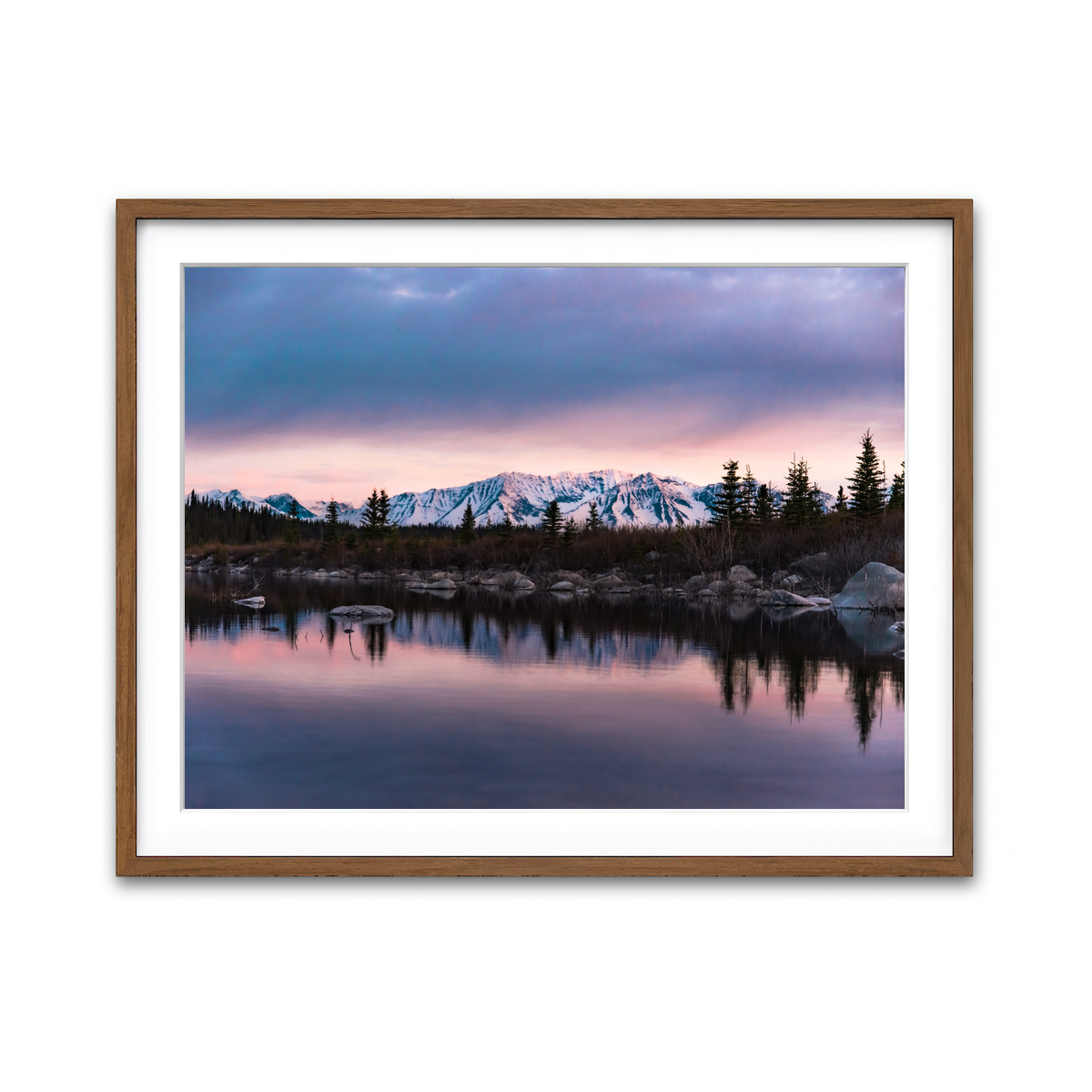 Framed Print 4x3 Walnut