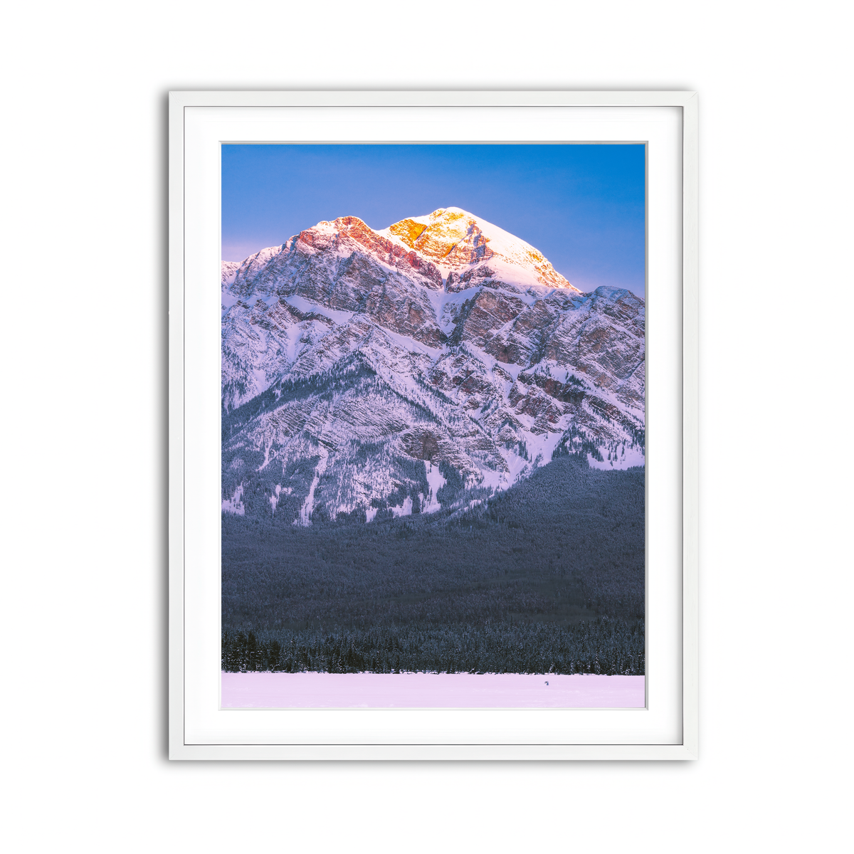 Framed Print 3x4 White