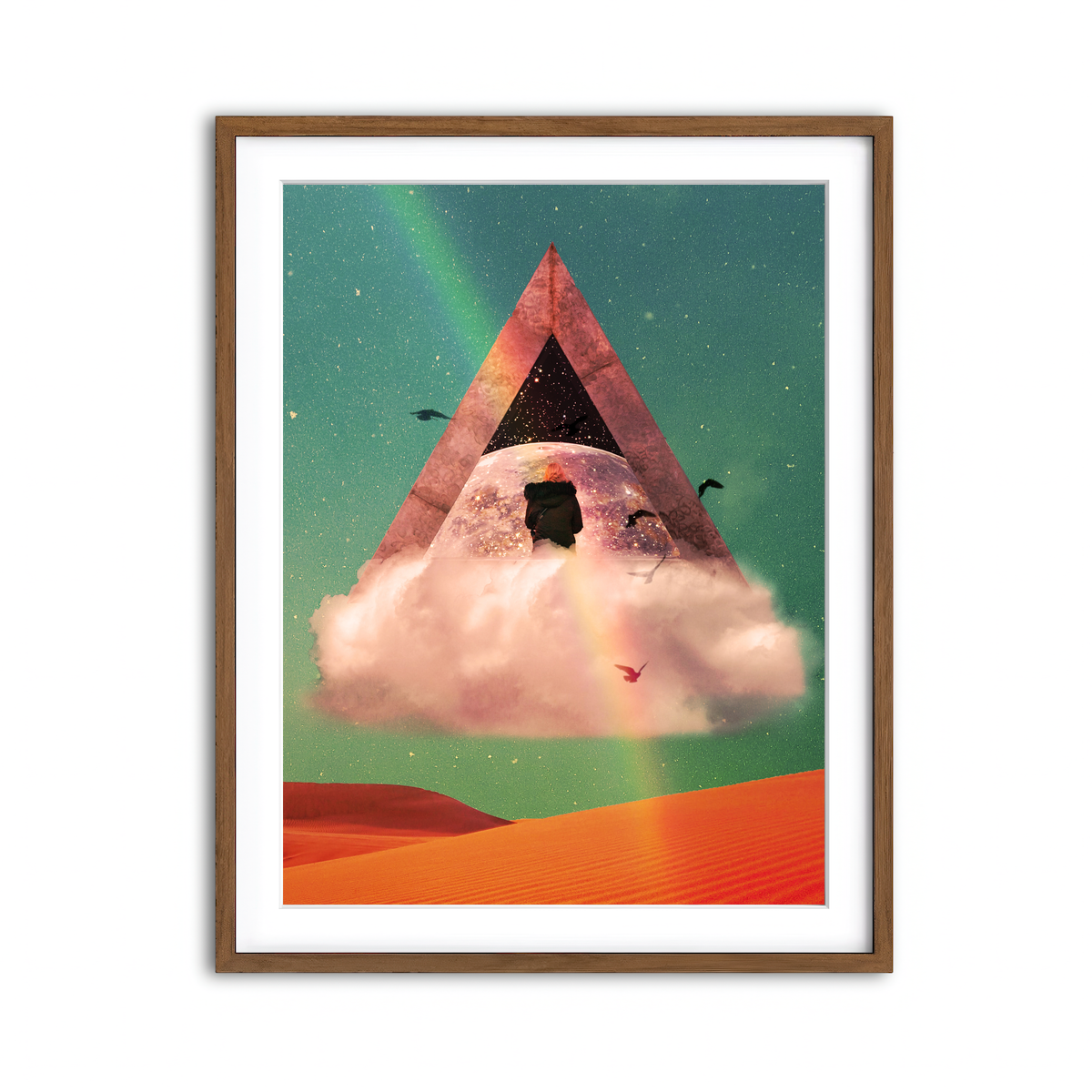Framed Print 3x4 Walnut