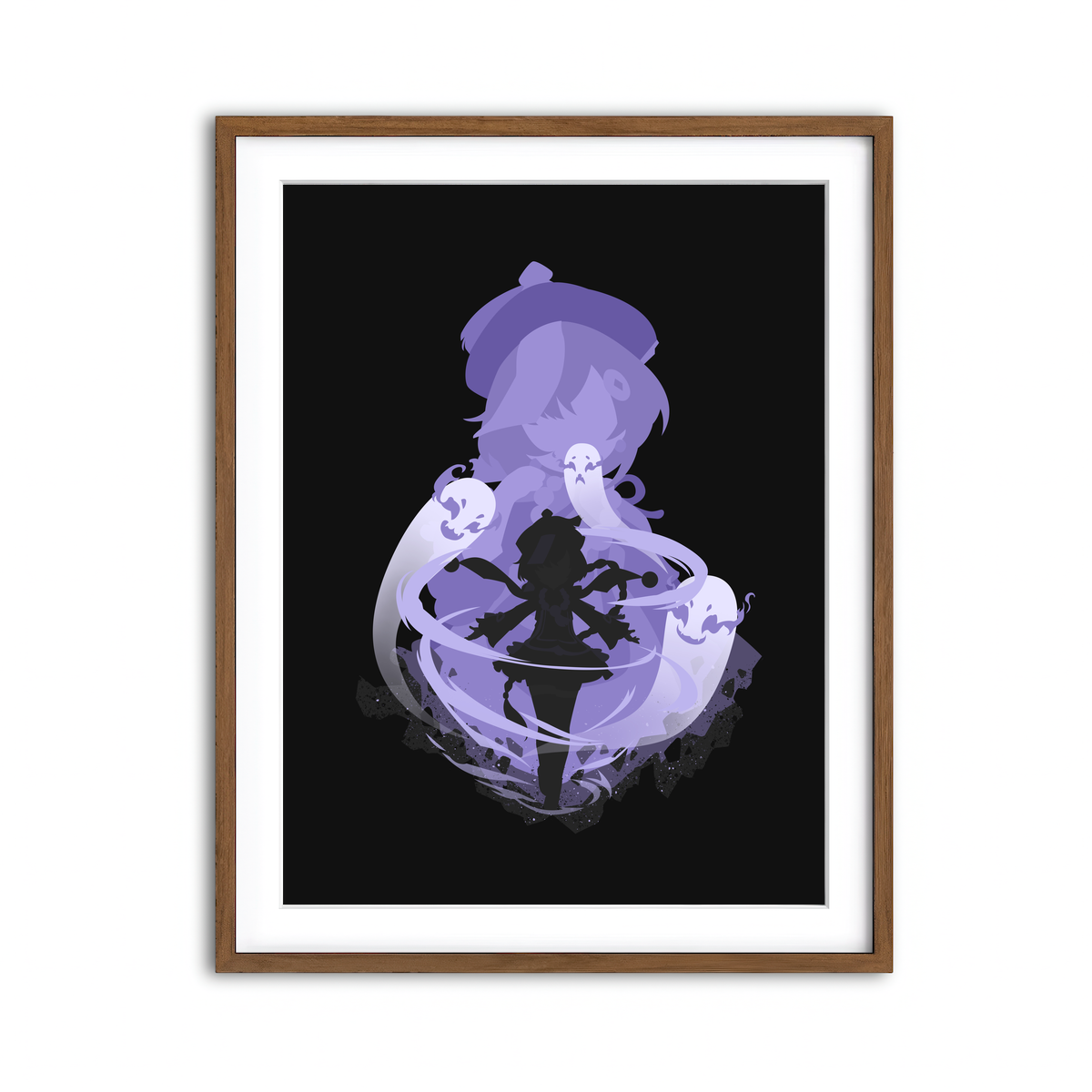 Framed Print 3x4 Walnut