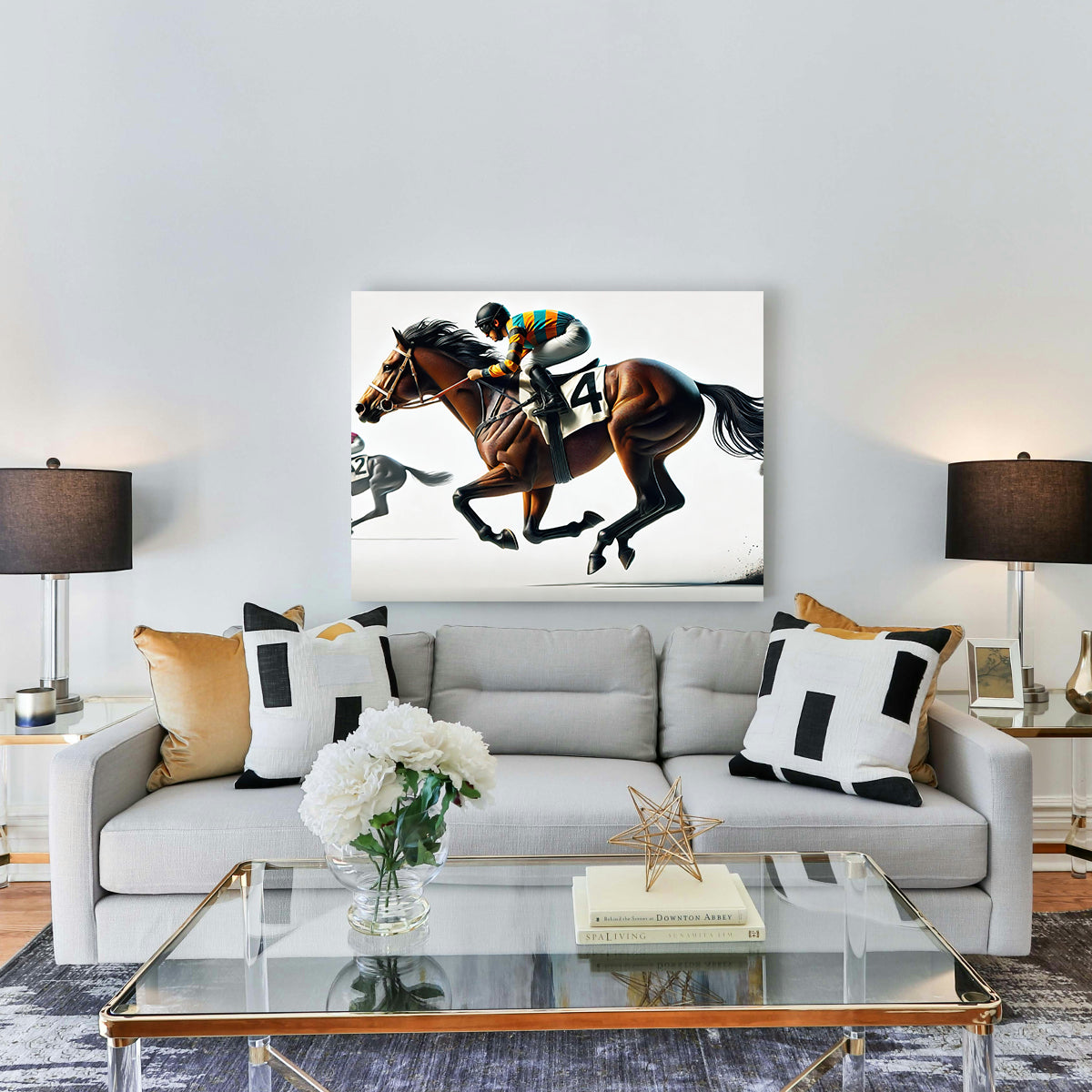 Horse Racing Wall Art