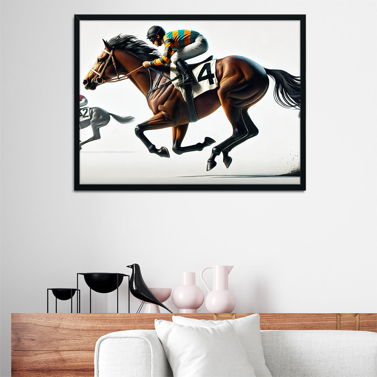 Horse Racing Wall Art