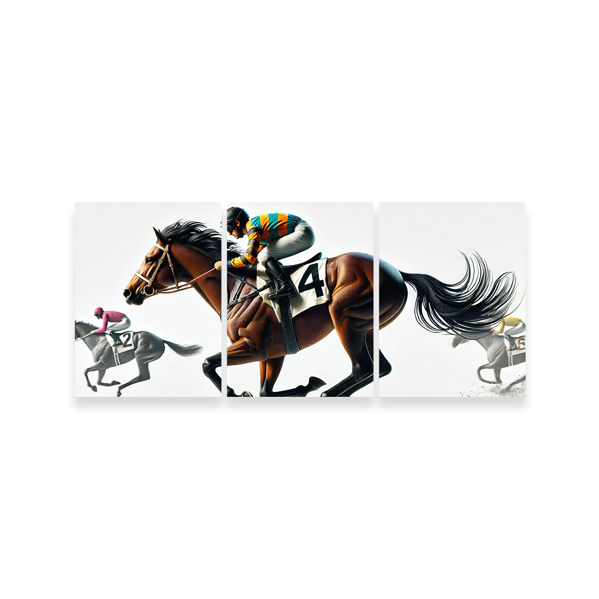 Horse Racing Wall Art