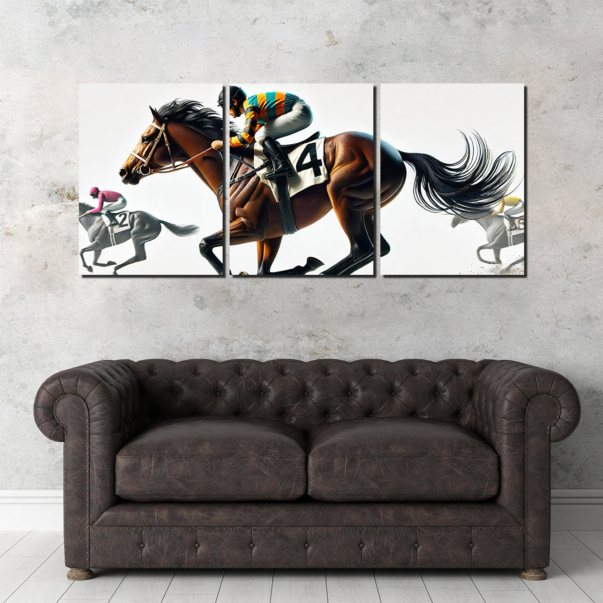 Horse Racing Wall Art
