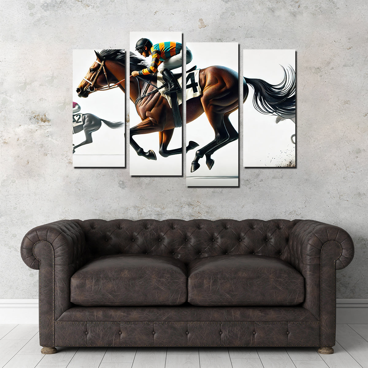Horse Racing Wall Art