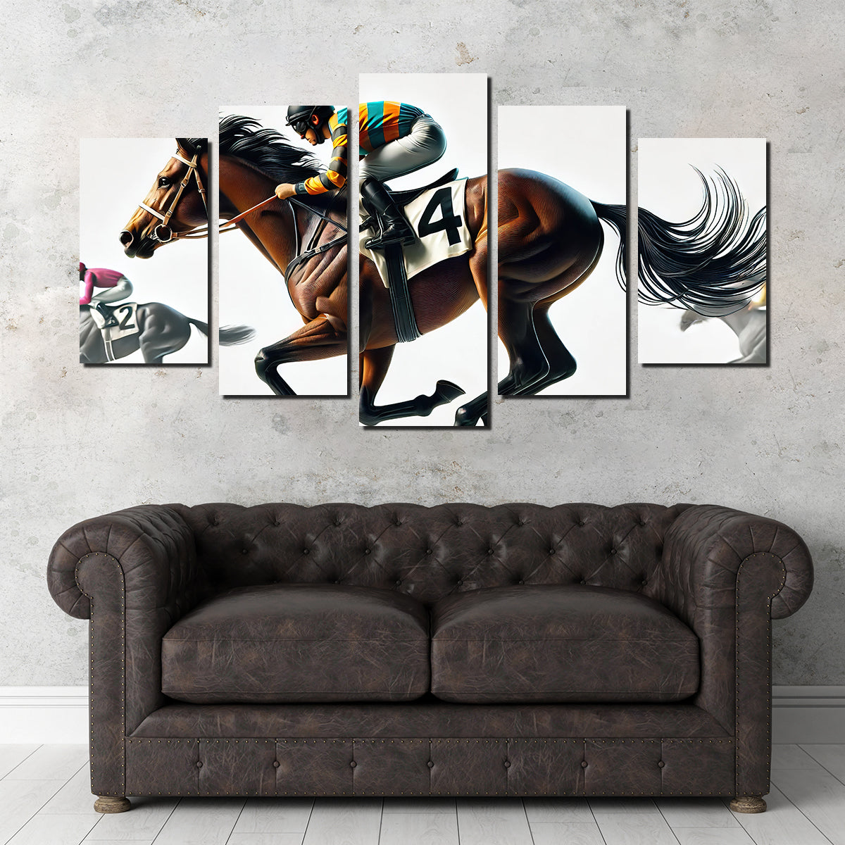 Horse Racing Wall Art