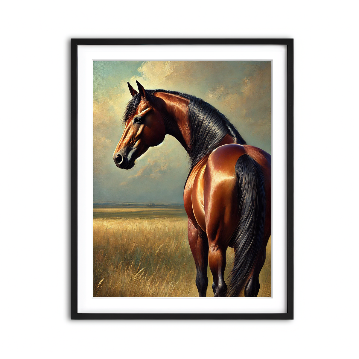 Framed Print 3x4 Black