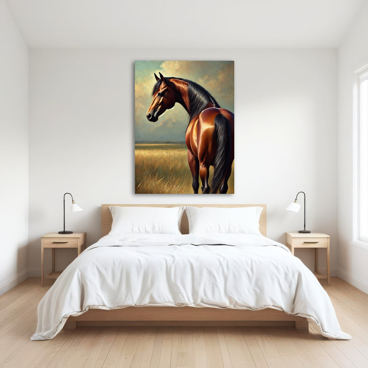 AUTO-MOCKUP ROOM | Quarter Horse Painting