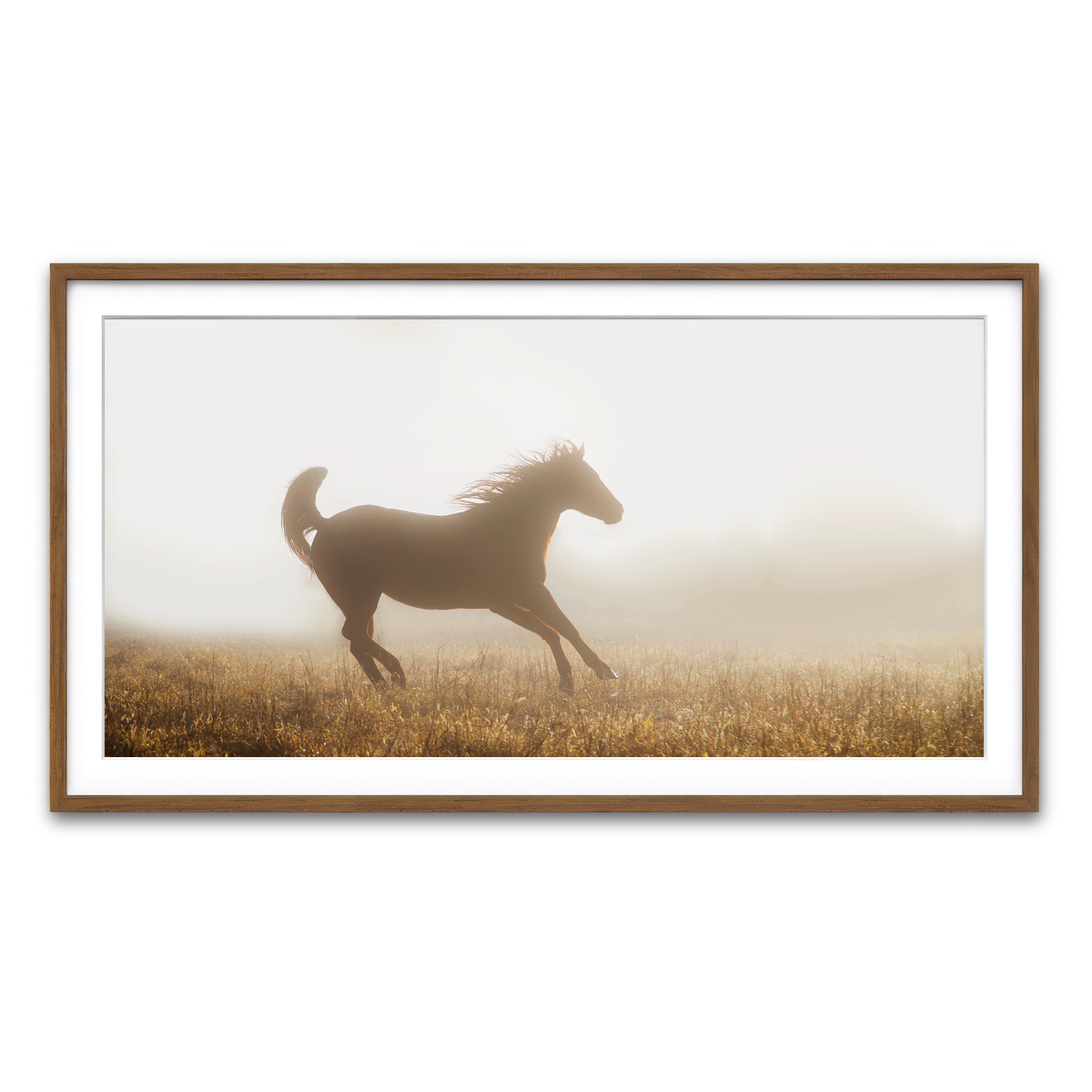 Framed Print 2x1 Walnut