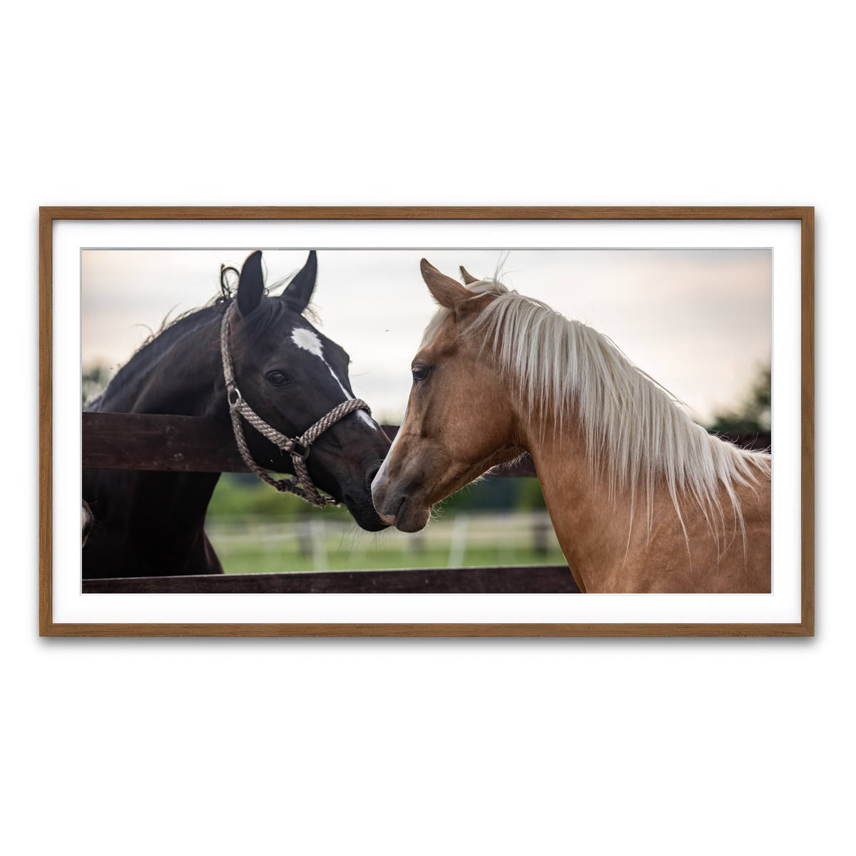 Framed Print 2x1 Walnut