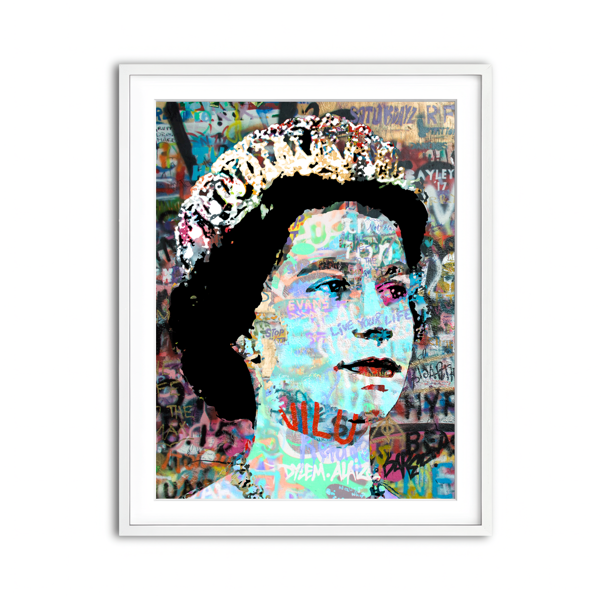 Framed Print 3x4 White