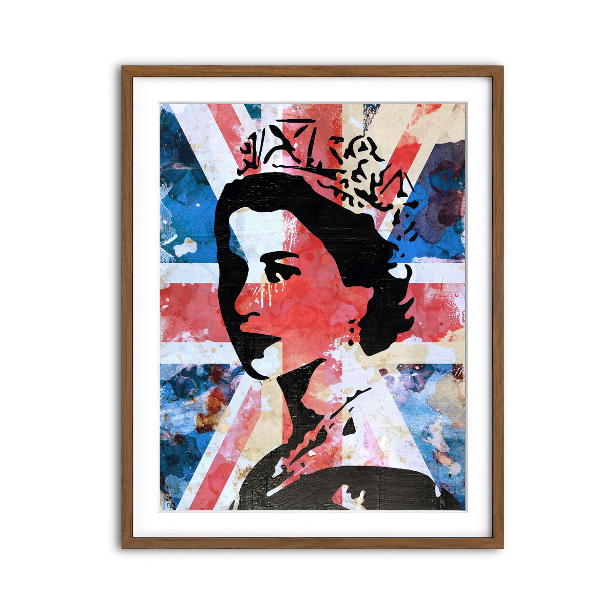 Framed Print 3x4 Walnut