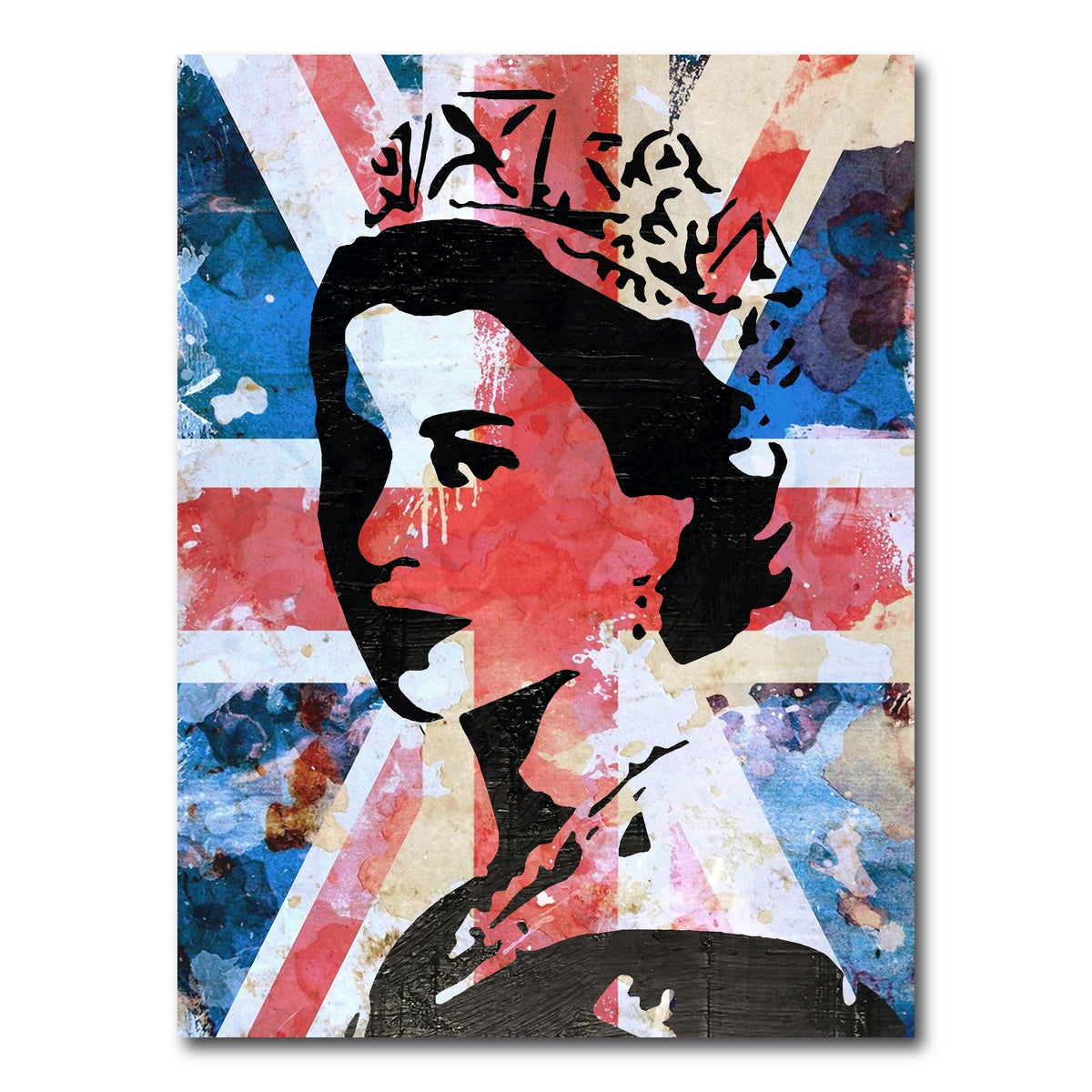 AUTO-MOCKUP WHITE | Queen Union Jack | 1 Piece | Gallery Wrap Canvas | group=3x4