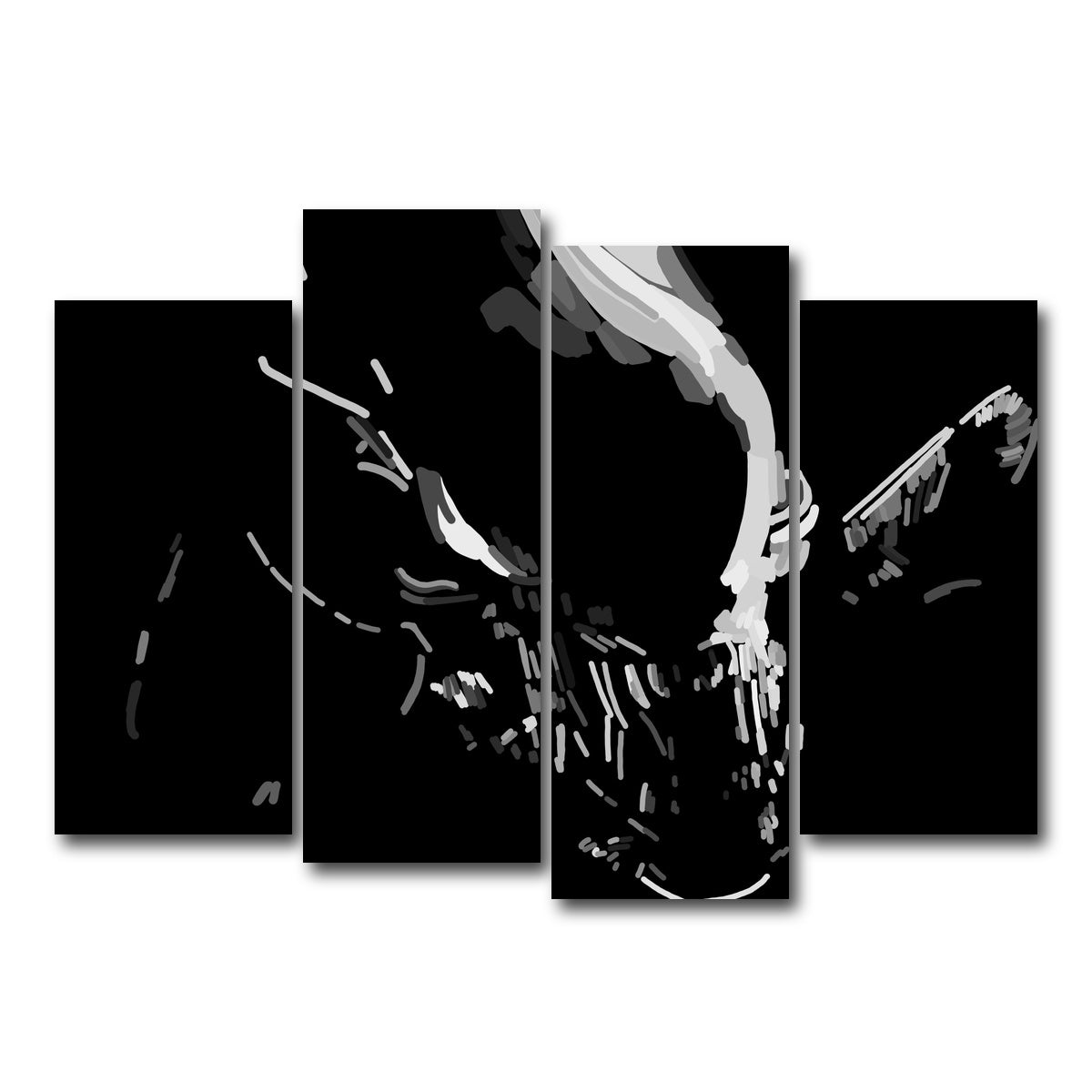 AUTO-MOCKUP WHITE | Queen | 4 Piece | Gallery Wrap Canvas | group=4_normal