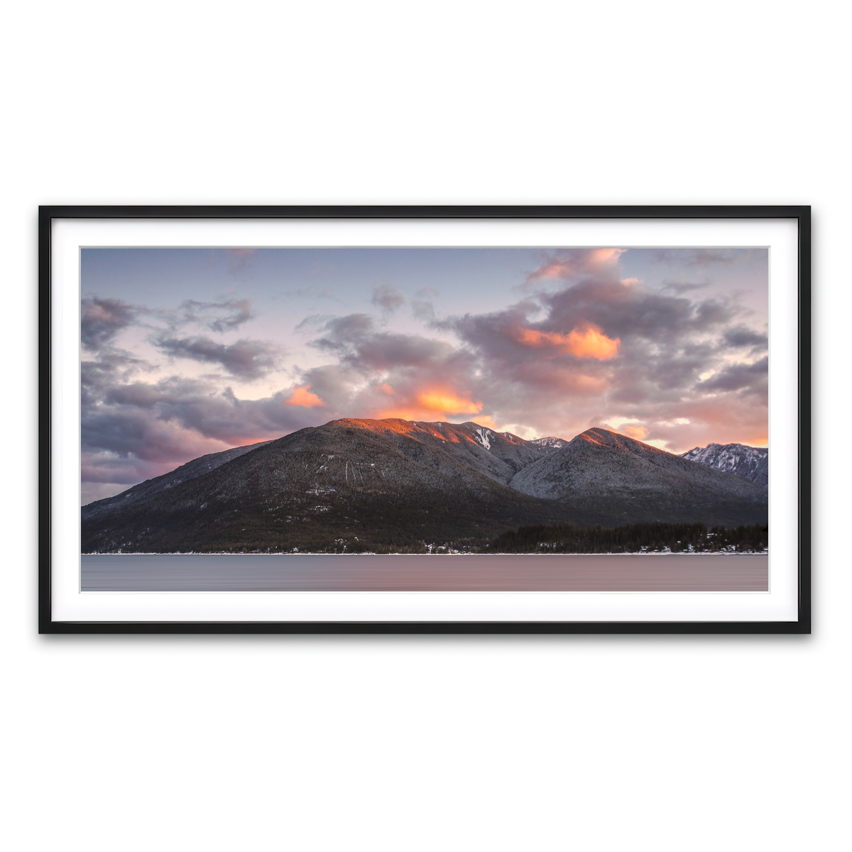 Framed Print 2x1 Black