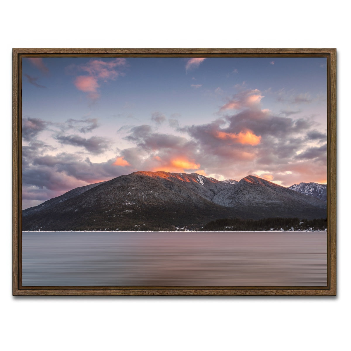 AUTO-MOCKUP WHITE | Queens Bay | 1 Piece | Walnut Framed Canvas | group=4x3