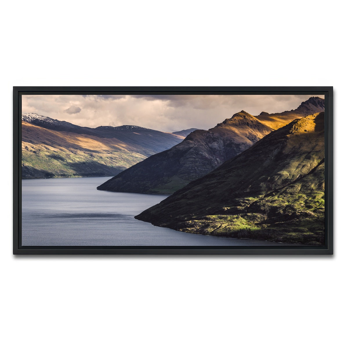 AUTO-MOCKUP WHITE | Queenstown Peaks | 1 Piece | Black Framed Canvas | group=2x1