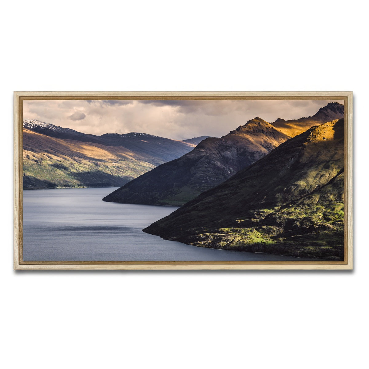 AUTO-MOCKUP WHITE | Queenstown Peaks | 1 Piece | Natural Framed Canvas | group=2x1
