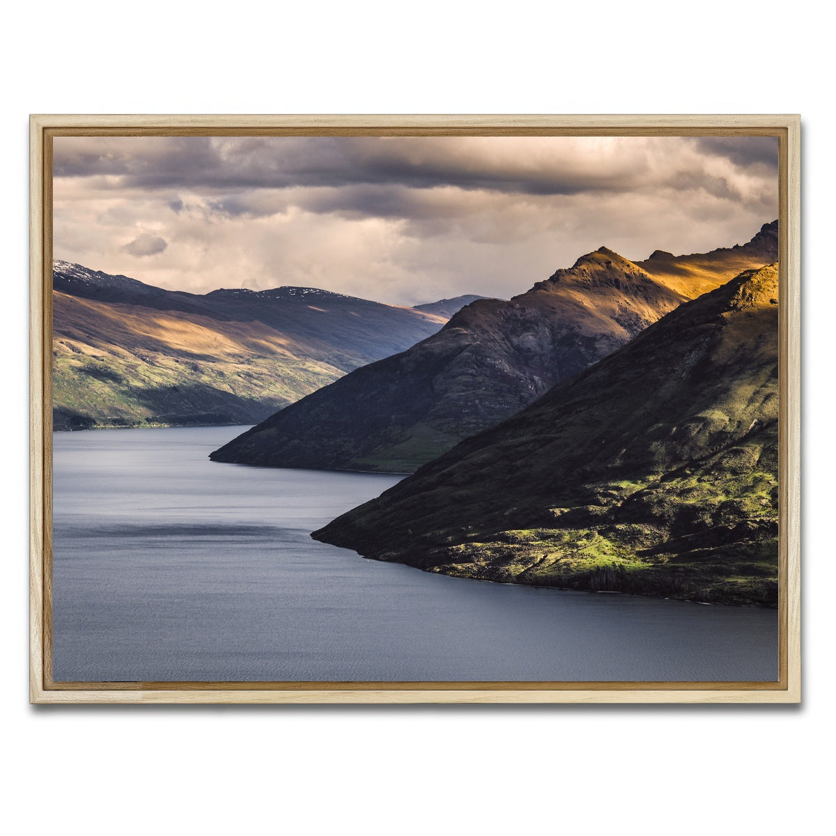 AUTO-MOCKUP WHITE | Queenstown Peaks | 1 Piece | Natural Framed Canvas | group=4x3
