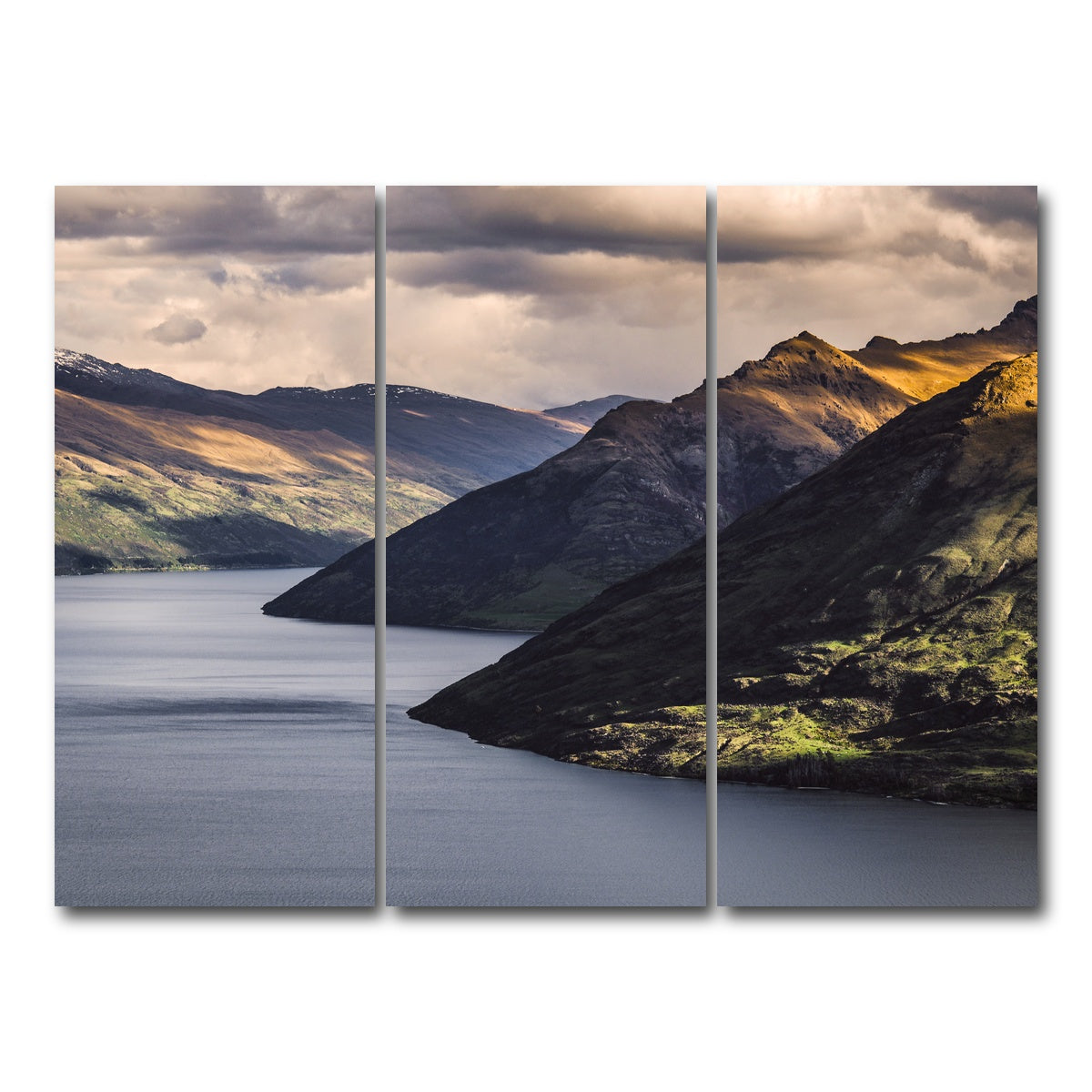 AUTO-MOCKUP WHITE | Queenstown Peaks | 3 Piece | Gallery Wrap Canvas | group=8x18