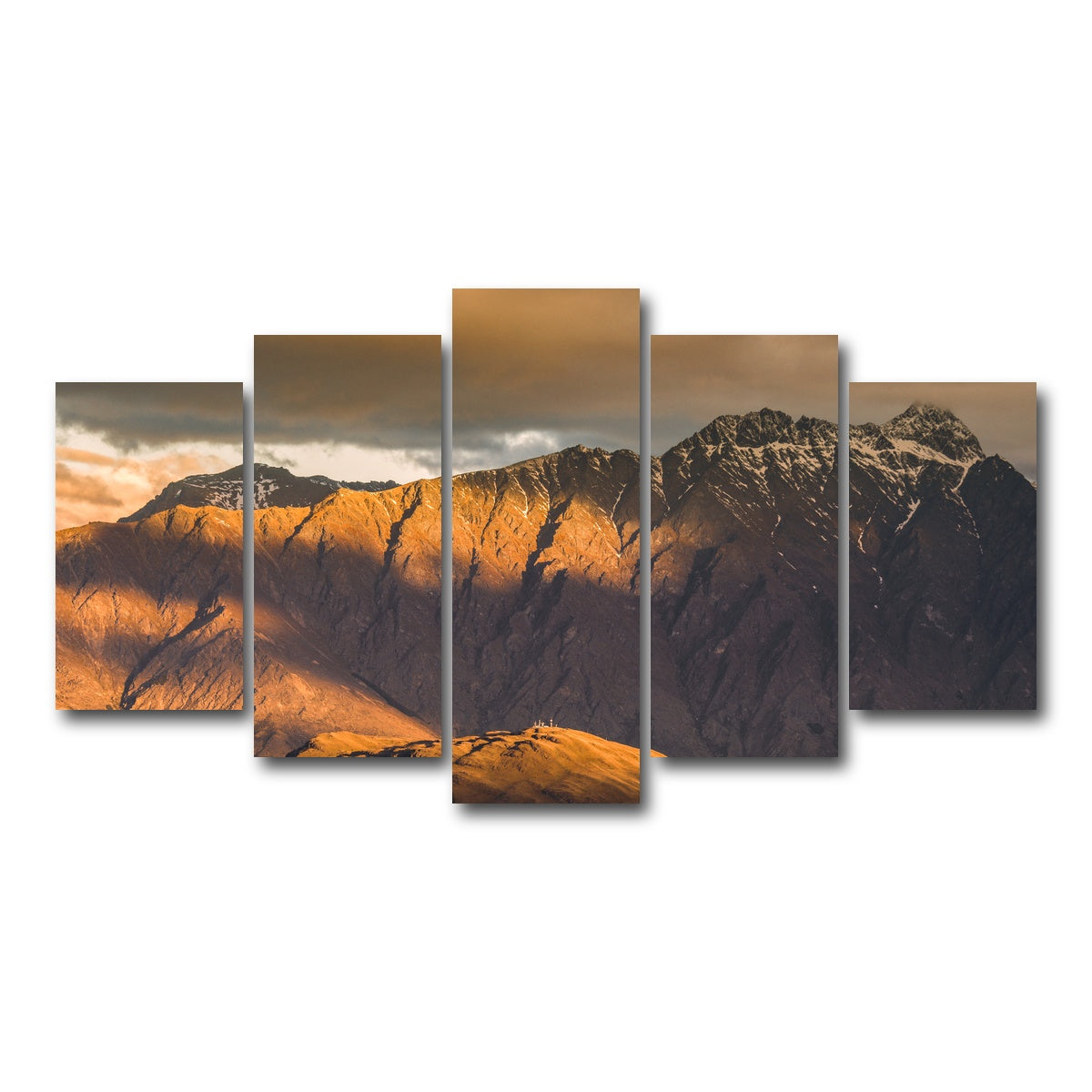 AUTO-MOCKUP WHITE | Queenstown Range | 5 Piece | Gallery Wrap Canvas | group=5_normal