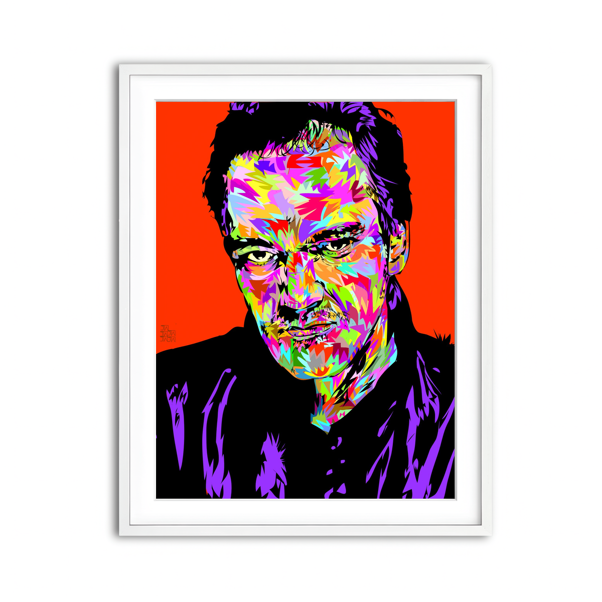 Framed Print 3x4 White